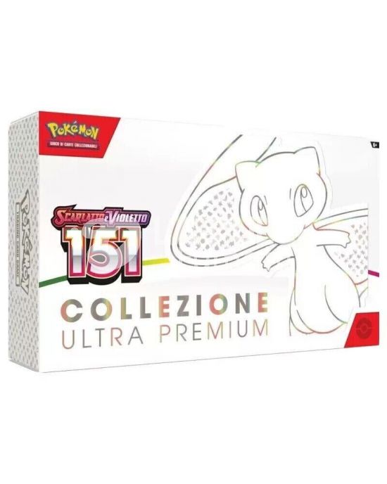 POKEMON 151 COLLEZIONE ULTRA PREMIUM SCARLATTO E VIOLETTO ITA NUOVO SIGILLATO