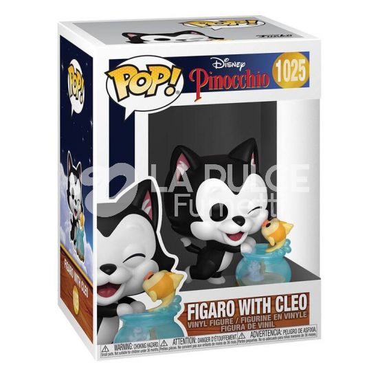 DISNEY : PINOCCHIO : FIGARO WITH CLEO - VINYL FIGURE #  1025 - POP FUNKO