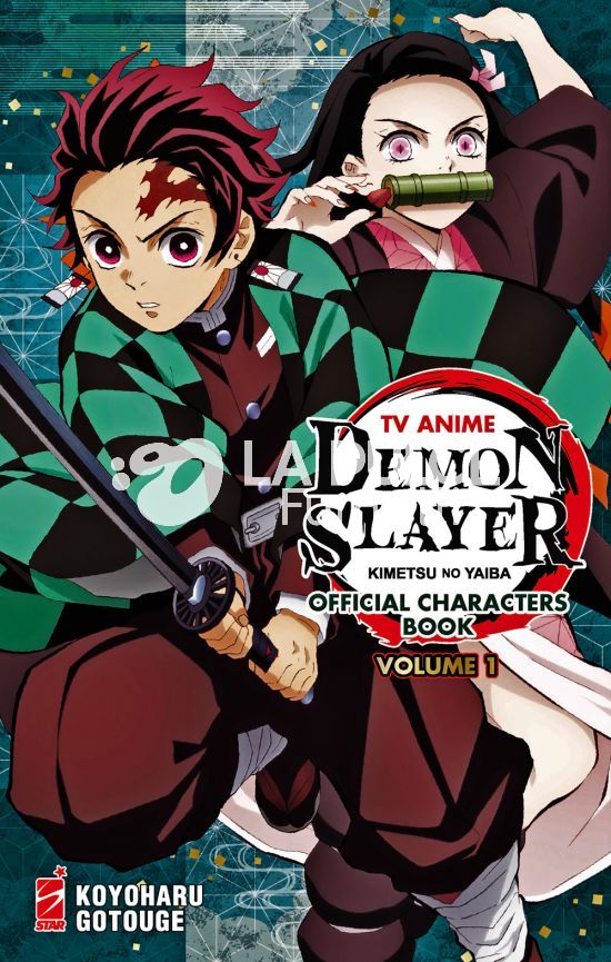 TV ANIME DEMON SLAYER: KIMETSU NO YAIBA OFFICIAL CHARACTERS BOOK 1/3+ STICKER E MINIPOSTER