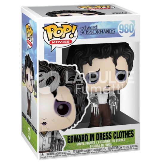 EDWARD SCISSORHANDS: EDWARD IN DRESS CLOTHES - VINYL FIGURE #   980 - POP FUNKO