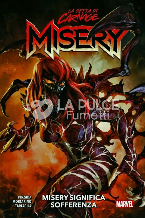 MARVEL COLLECTION INEDITO - LA SETTA DI CARNAGE - MISERY: MISERY SIGNIFICA SOFFERENZA