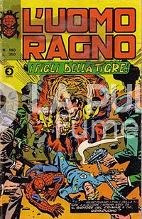 UOMO RAGNO #   180: I FIGLI DELLA TIGRE DA EDICOLA