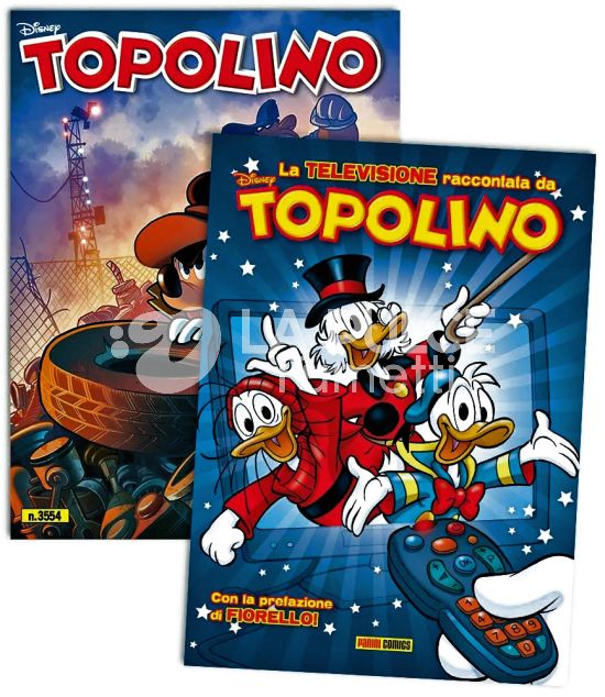 TOPOLINO LIBRETTO #  3554 + TOPOLIBRO LA TELEVISIONE RACCONTATA DA TOPOLINO