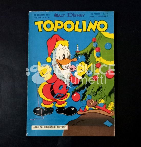 TOPOLINO LIBRETTO #    81 + BOLLINO