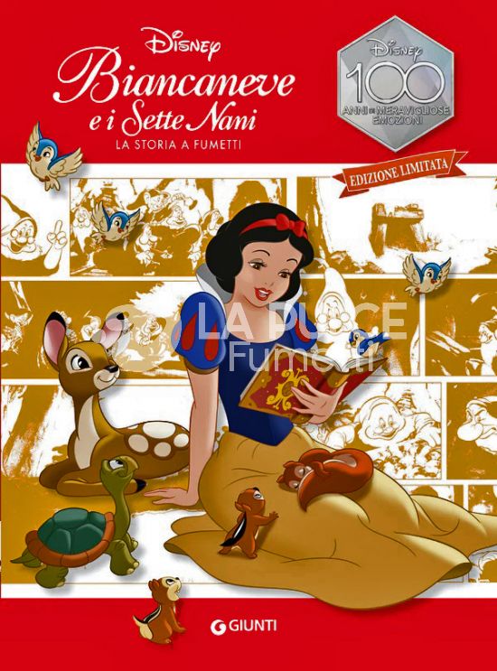 DISNEY 100 ANNI DI MERAVIGLIOSE EMOZIONI - BIANCANEVE E I SETTE NANI LA STORIA A FUMETTI - EDIZIONE LIMITATA