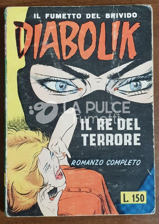 DIABOLIK ORIGINALE 1A SERIE #     1: IL RE DEL TERRORE 2A  SODIP