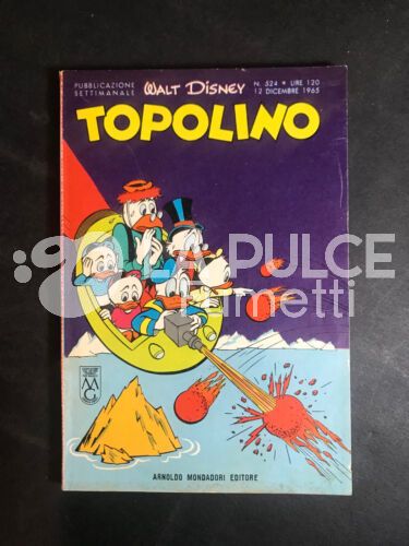 TOPOLINO LIBRETTO #   524 + BOLLINO + CARTOLINA