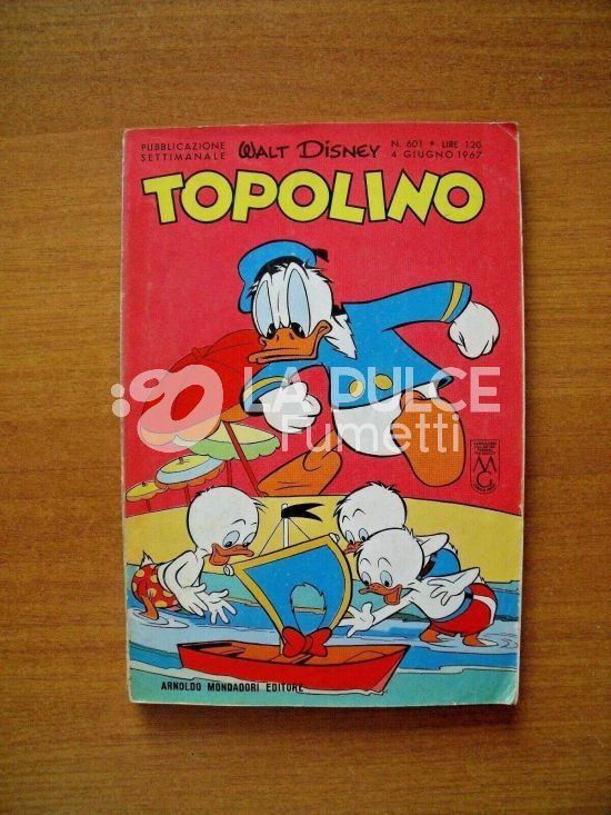 TOPOLINO LIBRETTO #   601+ BOLLINO + CARTOLINA