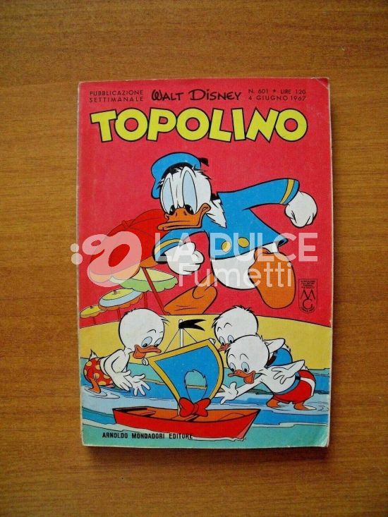 TOPOLINO LIBRETTO #   601+ BOLLINO + CARTOLINA