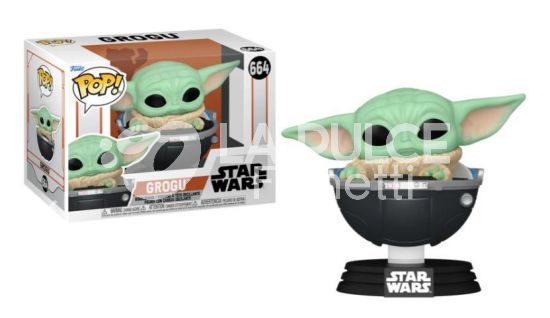 STAR WARS THE MANDALORIAN : GROGU THE CHILD YODA - VINYL FIGURE #   664 - POP FUNKO