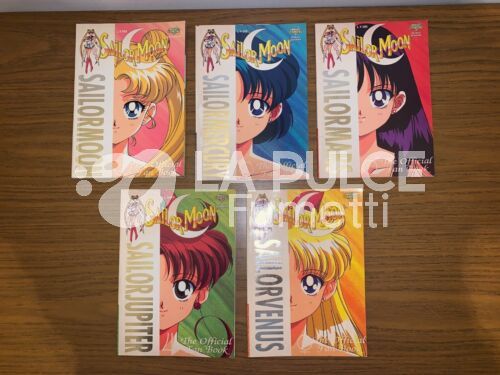 SAILOR MOON OFFICIAL FAN BOOK 1/5 COMPLETA OTTIMI