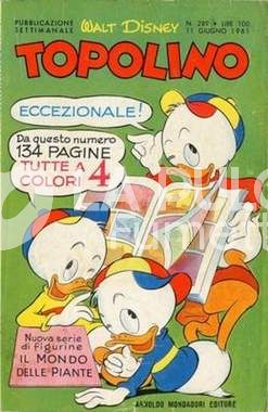 TOPOLINO LIBRETTO #   289 + bollino + figurine