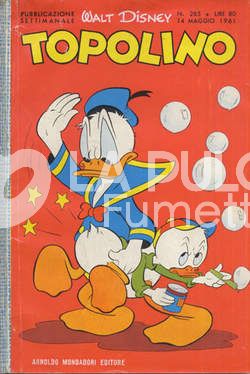 TOPOLINO LIBRETTO #   285 + BOLLINO + FIGURINE