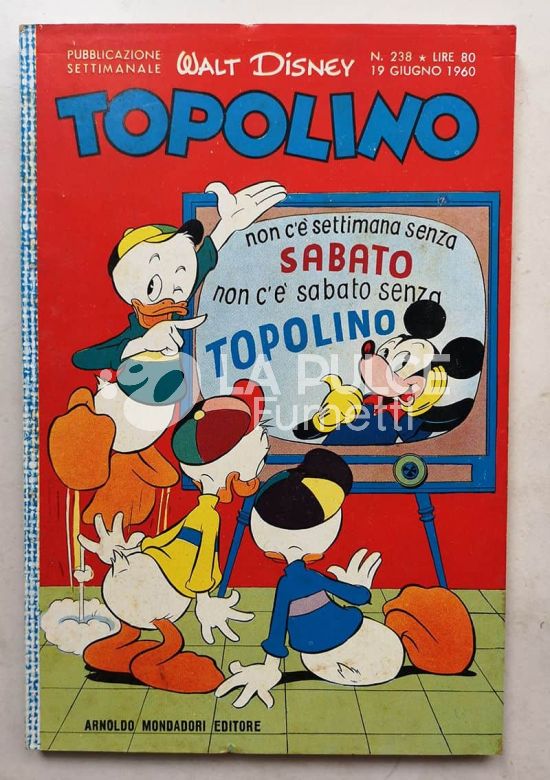 TOPOLINO LIBRETTO #   238 + BOLLINO - NO FIGURINE