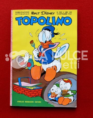 TOPOLINO LIBRETTO #   302 + BOLLINO - NO  FIGURINE