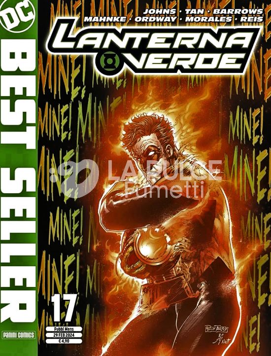 DC BEST SELLER NUOVA SERIE #    38 - LANTERNA VERDE DI GEOFF JOHNS 17