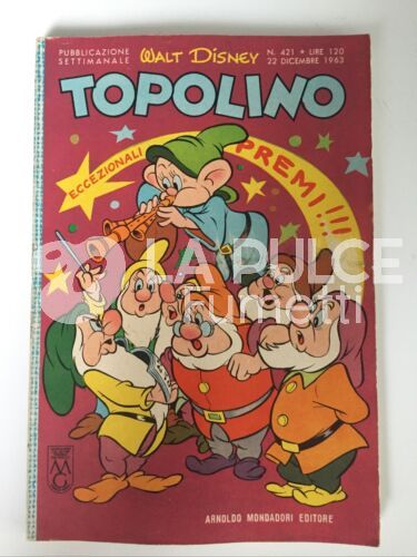 TOPOLINO LIBRETTO #   421 + SOLO 1 BOLLINO