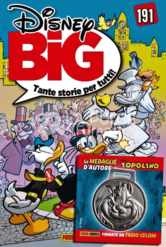 DISNEY BIG #   191 + MEDAGLIE D'AUTORE - FABIO CELONI 2 (DI 8): MEDAGLIA GAMBADILEGNO