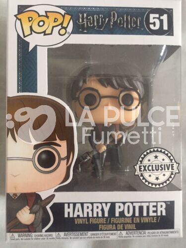HARRY POTTER: HARRY POTTER CON SCOPA - VINYL FIGURE #   51 - POP FUNKO EXCLUSIVE