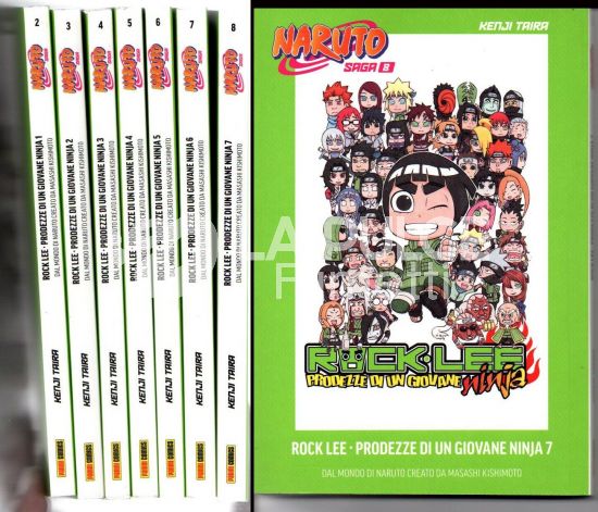 NARUTO SAGA  1/7  ( NARUTO EXTRA SETTIMO HOKAGE E IL MARZO ROSSO + ROCK LEE 1/6