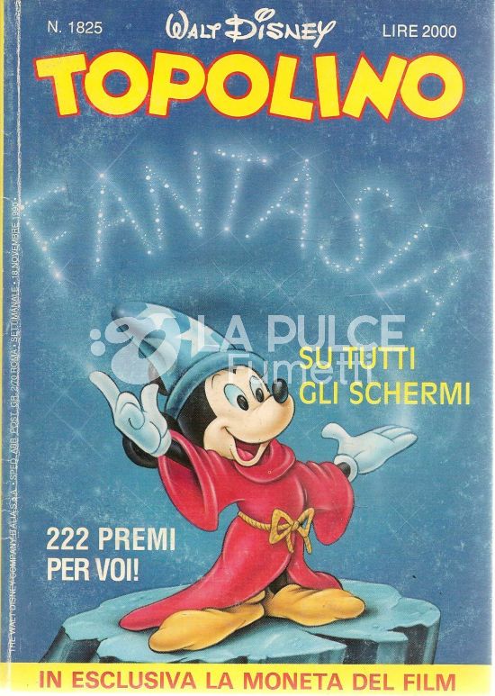 TOPOLINO LIBRETTO #  1825 - NO  ADESIVI IN REGALO