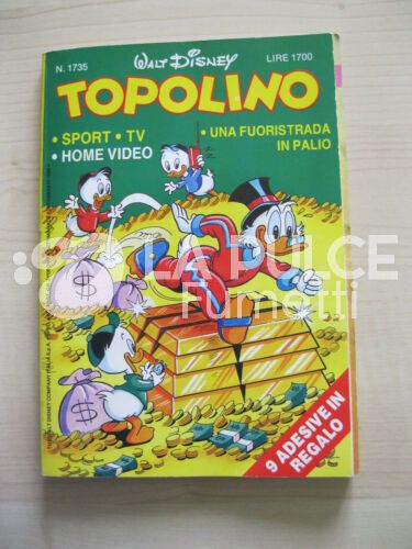 TOPOLINO LIBRETTO #  1735 - NO  8 ADESIVI IN REGALO