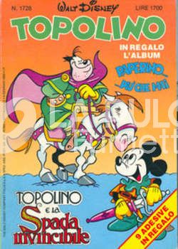 TOPOLINO LIBRETTO #  1728 - NO  9 ADESIVI IN REGALO