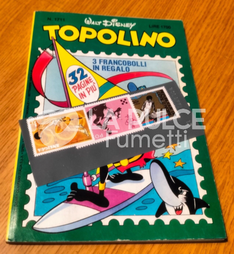 TOPOLINO LIBRETTO #  1711 + FRANCOBOLLI