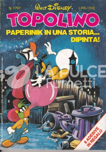 TOPOLINO LIBRETTO #  1707 + 8 ADESIVI IN REGALO