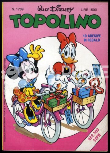 TOPOLINO LIBRETTO #  1709 + 8 ADESIVI IN REGALO