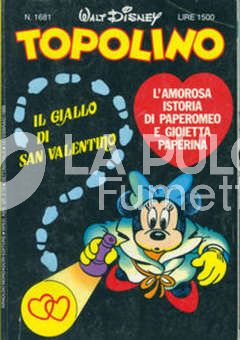 TOPOLINO LIBRETTO #  1681