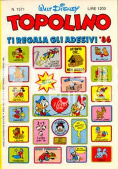 TOPOLINO LIBRETTO #  1571 - NO ADESIVI IN COPERTINA