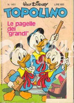 TOPOLINO LIBRETTO #  1451