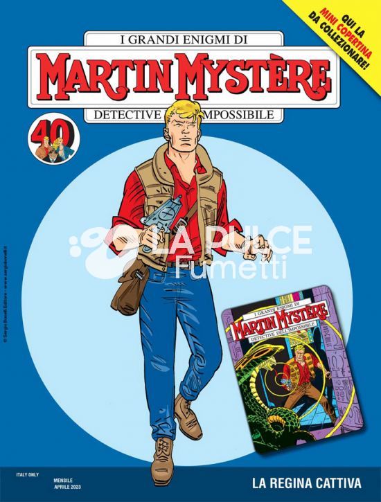 MARTIN MYSTERE #   398: LA REGINA CATTIVA - NO  MINI COPERTINE COVER A (MARTIN MYSTERE 1: GLI UOMINI IN NERO)