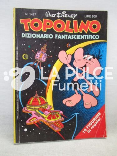 TOPOLINO LIBRETTO #  1417 + FIGURINE