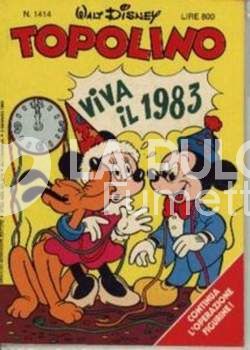 TOPOLINO LIBRETTO #  1414 + FIGURINE