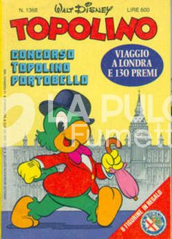 TOPOLINO LIBRETTO #  1368 + ADESIVI