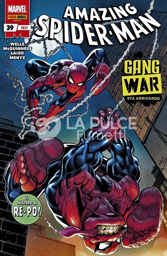 UOMO RAGNO #   839 - AMAZING SPIDER-MAN 39 - GANG WAR STA ARRIVANDO!