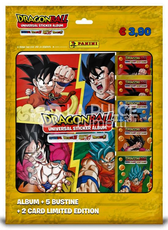 DRAGON BALL UNIVERSAL STICKER COLLECTION STARTER PACK