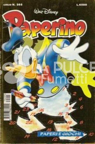 SUPER ALMANACCO PAPERINO SERIE  2 PAPERINO #   205