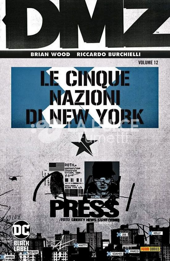 DC BLACK LABEL HITS - DMZ #    12: LE CINQUE NAZIONI DI NEW YORK