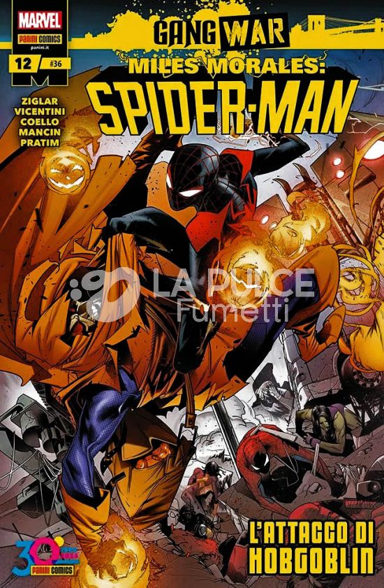 MILES MORALES: SPIDER-MAN #    36 - MILES MORALES: SPIDER-MAN 12 - GANG WAR + PACCHETTO MARVEL BATTLES