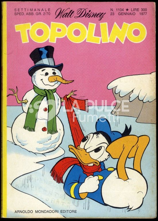 TOPOLINO LIBRETTO #  1104 + BOLLINI