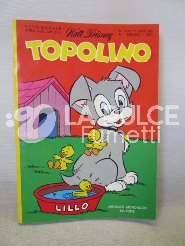 TOPOLINO LIBRETTO #  1110 + PUNTI + CARTOLINA