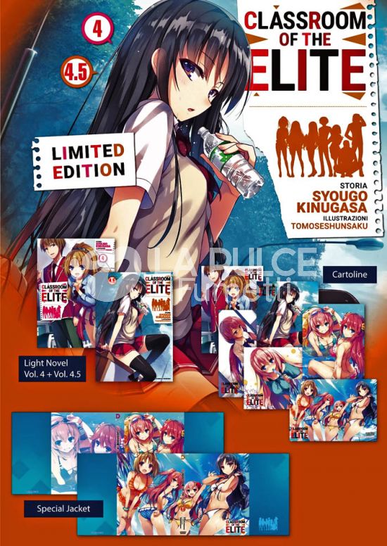 CLASSROOM OF THE ELITE - NOVEL #     4 + 4.5 - LIMITED EDITION BOX