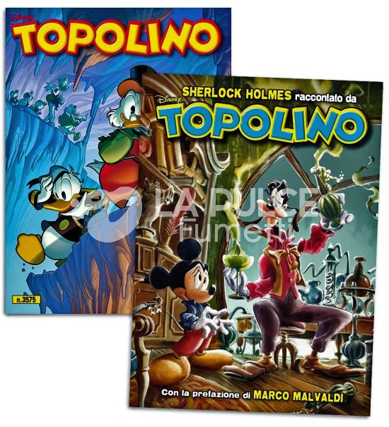 TOPOLINO LIBRETTO #  3575 + TOPOLIBRO SHERLOCK HOLMES RACCONTATO DA TOPOLINO