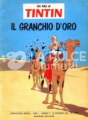 GLI ALBI  DI TINTIN #     1: IL GRANCHIO D'ORO