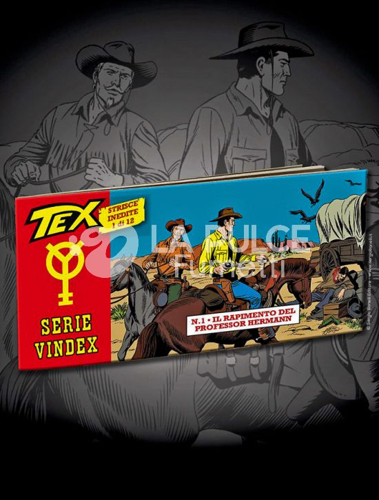 TEX STRISCIA SERIE VINDEX #     1: IL RAPIMENTO DEL PROFESSOR HERMANN