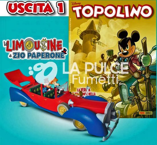 TOPOLINO LIBRETTO 3510/3511+ LIMOUSINE DI ZIO PAPERONE - VETTURA COMPLETA