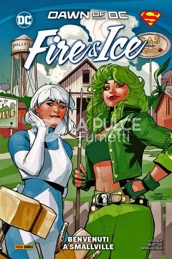 DC COLLECTION INEDITO - FIRE & ICE: BENVENUTI A SMALLVILLE - DAWN OF DC